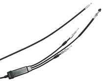 Load image into Gallery viewer, SP1 throttle cable for A/C control, hydraulic control line, showing the cable and connectors on a white background.