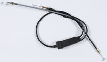 Load image into Gallery viewer, SP1 throttle cable, hydraulic control line, model 12-19607, showing the cable with metal fittings and protective sheath.