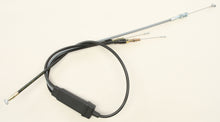 Load image into Gallery viewer, SP1 throttle cable, hydraulic control line, model 12-19608, with metal fittings and protective sheathing.