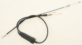SP1 throttle cable, hydraulic control line, model 12-19608, with metal fittings and protective sheathing.