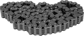 SP1 OEM silent drive chain, 13-inch wide with 114 links, shown in the image with detailed black metal links and drive components.