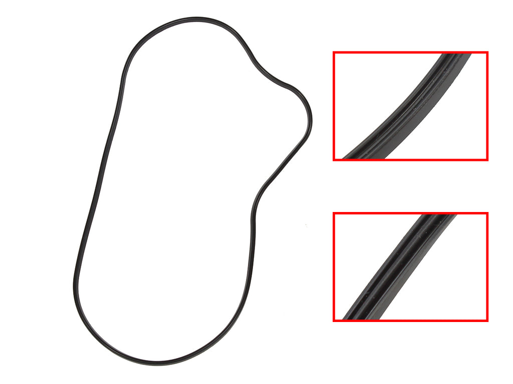SP1 Chaincase Gasket Pol 12-53141, a rubber seal for motorcycle chaincase, shown in the image.