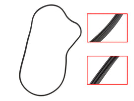 SP1 Chaincase Gasket Pol 12-53141, a rubber seal for motorcycle chaincase, shown in the image.