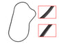 SP1 Chaincase Gasket Pol 12-53141, a rubber seal for motorcycle chaincase, shown in the image.