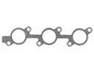 SP1 exhaust gasket for AC/YAM engines, showing the metal and rubber sealing components designed for efficient engine sealing.
