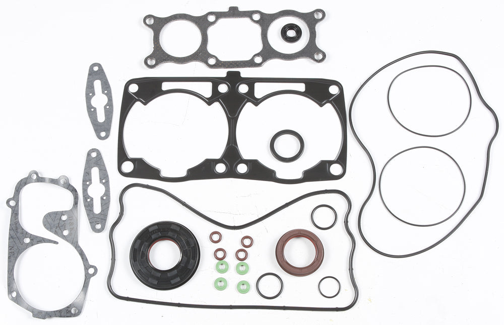 SP1 full gasket set for Pol S/M engine, showing sealed gaskets and seals in a clear, detailed view.