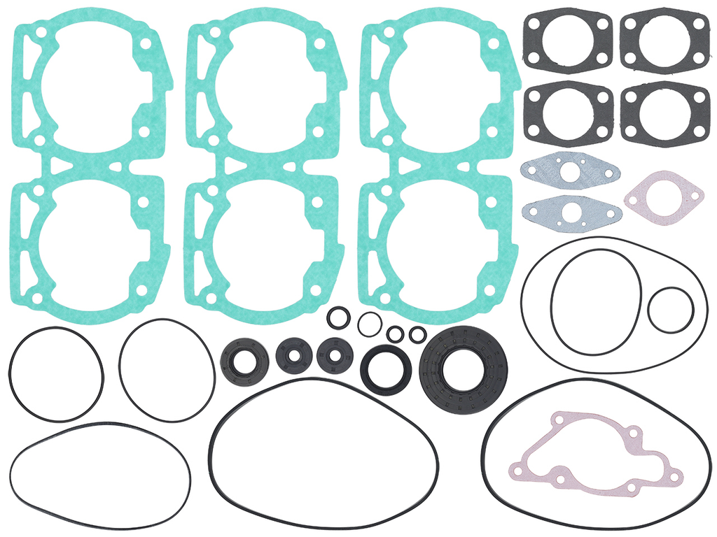 SP1 full gasket set S-D 123-15017 with multiple gaskets and seals for engine repair, displayed on a clean background