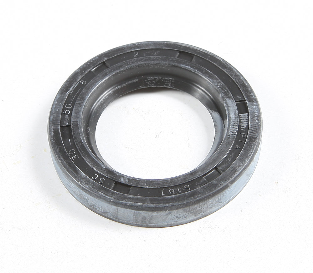 SP1 oil seal 30x50x8 for gaskets and seals, showing the black rubber seal with metal inner ring and smooth surface.