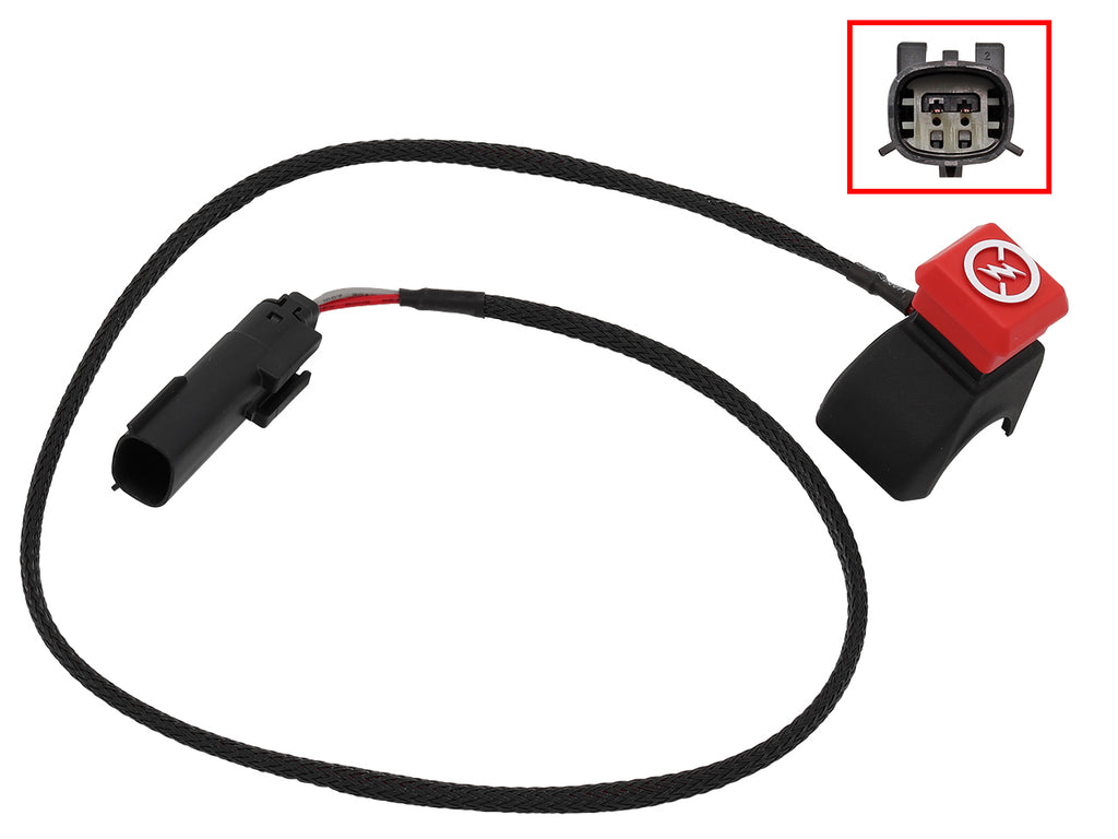 SP1 Kill Switch A/C switch with black toggle and mounting hardware, designed for reliable electrical control.