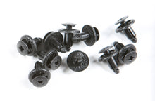 Charger l'image dans la galerie, SP1 Plastic Push Rivet Fender Clips, 10-pack, automotive tools for securing fenders and panels.