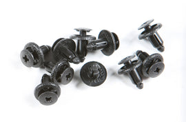 SP1 Plastic Push Rivet Fender Clips, 10-pack, automotive tools for securing fenders and panels.