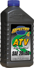 Load image into Gallery viewer, Spectro Premium ATV/UTV Snow Oil 4T 20W50 1L container, automotive engine oil for off-road vehicles and snow machinery.