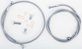 Streamline front standard brake line kit with durable hoses and fittings, designed for reliable bicycle braking performance.