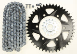 Sprocket/Chain Kit Stl/Alu 15/45t Blk Rx3 520-114l Blk