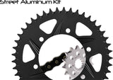 VORTEX Sprocket/Chain Kit Stl/Alu 16/45t Blk Rx3 520-116l Blk 3-CK5255