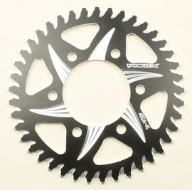 VORTEX Rear Cat5 Sprocket Aluminum 41-tooth black chainring for Kawasaki 520 motorcycles, shown in black.