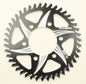 VORTEX Rear Cat5 Sprocket Aluminum 43t black for Kawasaki 520 chain, lightweight bike sprocket with gear teeth design