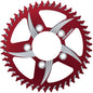 VORTEX rear Cat5 sprocket aluminum 48-tooth red hon, bicycle bike part with gear teeth, lightweight cycling component