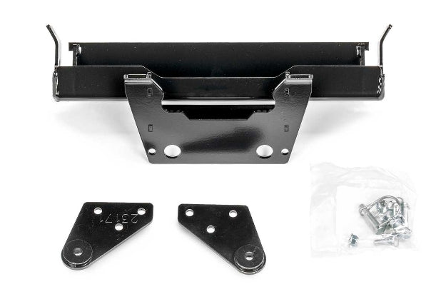 Warn Front Plow Mounting Kit 61-110794, durable mounting brackets for snow plow installation on trucks and SUVs.