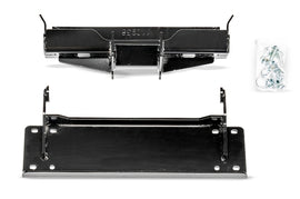 Warn front plow mounting kit brackets for secure attachment, designed for durable snow plow installation.