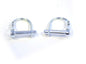 Warn plow clevis pin for Suzuki, mounted on brackets, used for attaching plow components securely.