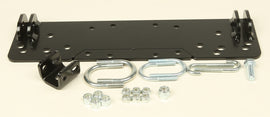 Warn Provantage center plow mounting kit with brackets, designed for secure attachment and easy installation on compatible vehicles.