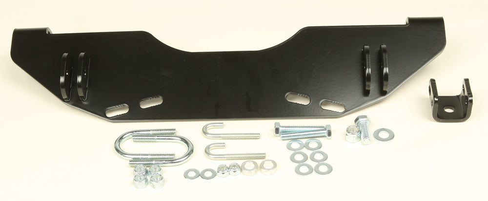 Warn Provantage center plow mounting kit with brackets, designed for secure attachment on compatible vehicles.