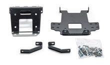 Charger l'image dans la galerie, Warn Honda Fourtrax Rubicon winch mount kit bracket, sturdy black mounting hardware for off-road utility vehicle.