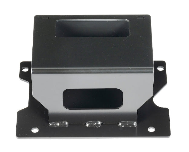 Warn winch mounting kit with brackets, designed for secure installation of Warn winches on off-road vehicles.