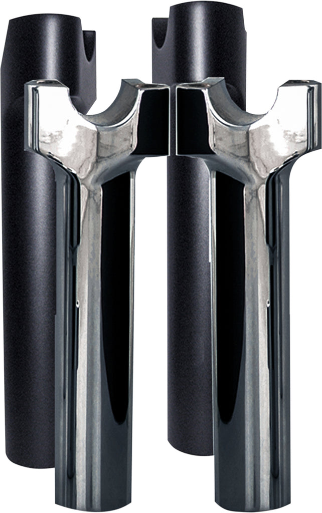 Wild 1 Chubby 6-inch straight risers in black, bicycle handlebar risers for enhanced comfort and control.