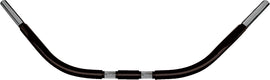 Wild 1 Chubby Beach Bar Springer motorcycle handlebar in satin black, featuring a sturdy, sleek design.