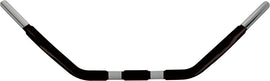 Wild 1 Chubby Dresser Bars Springer in satin black, showcasing sleek black metal dresser hardware with a modern design.