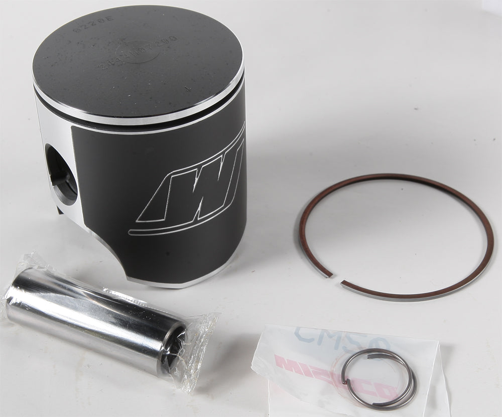 Wiseco Piston 2444PS for motorcycle engine, showing the metal piston with precision machining and Wiseco branding.
