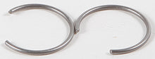 Load image into Gallery viewer, Wiseco piston circlips for Wiseco pistons, part CW-14, shown installed in a piston kit component.