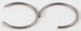 Wiseco piston circlips for Wiseco pistons, part CW-14, shown installed in a piston kit component.