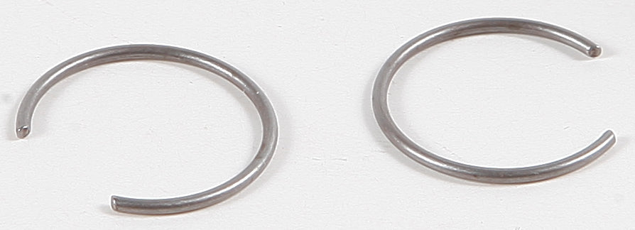 Wiseco piston circlips for Wiseco pistons, part of piston kits and components, shown in the image.