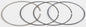 Wiseco piston ring for 78mm Wiseco pistons, part of piston kits and components, shown in a close-up image.