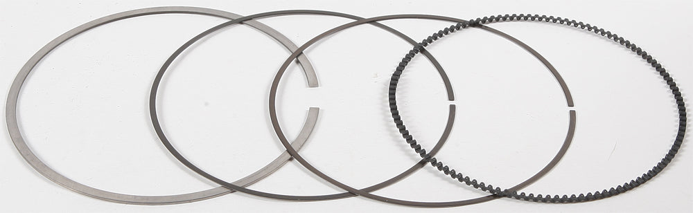 Wiseco piston ring set for 96.00mm Wiseco pistons, durable metal components shown on a clean background.