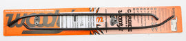 Woodys Hard Weld Runners A/C skis and carbide runners for snowmobile, showing durable metal edges and mounting hardware.