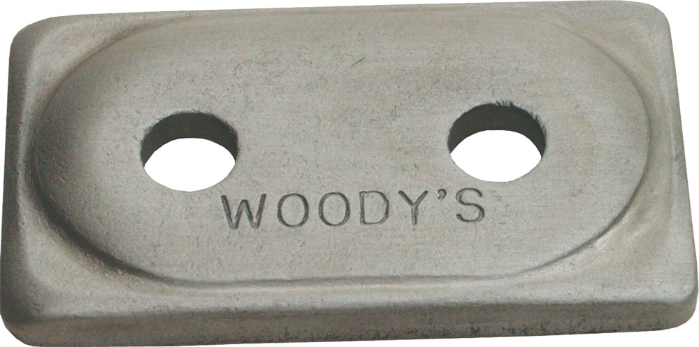 Woodys Digger Support Plates Double Aluminum 5/16 inch tracks, 12-pack for heavy-duty machinery support.