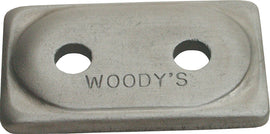Woodys Digger Support Plates Double Aluminum 5/16 inch tracks, 12-pack for heavy-duty machinery support.
