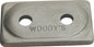 Woodys Digger Support Plates Double Aluminum 5/16 inch tracks, 12-pack for heavy-duty machinery support.