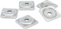 Woodys Digger Support Plates Square Aluminum 5/16 inch for tracks, shown in a pack of 1000, durable construction.