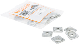 Woodys Digger Support Plates Square Aluminum 5/16 inch, set of 24 tracks for heavy machinery repair and support.