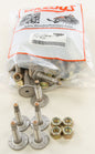 Woodys Signature Series stainless steel studs, 1.175 inches, tracks, 48-pack, durable metal fasteners for footwear or accessories