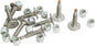 Woodys Signature Series stainless steel track studs, 1.450 inches, shown in a pack of 144 for automotive or industrial use.