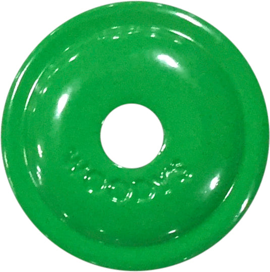 Green Woodys Round Digger Support Plate, 48-pack, durable gardening tool accessory with a sturdy round design.