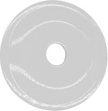 Woodys Round Grand Digger Support Plates 48/Pk White 18-3290W-48