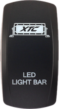 Charger l'image dans la galerie, XTC POWER PRODUCTS dash rocker switch with LED face light bar for vehicle accessories, model 630-1061