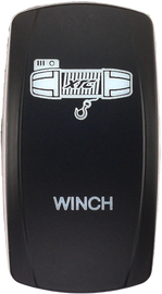 XTC POWER PRODUCTS dash rocker switch for face winch model 630-1075, automotive switch with rocker design for vehicle control